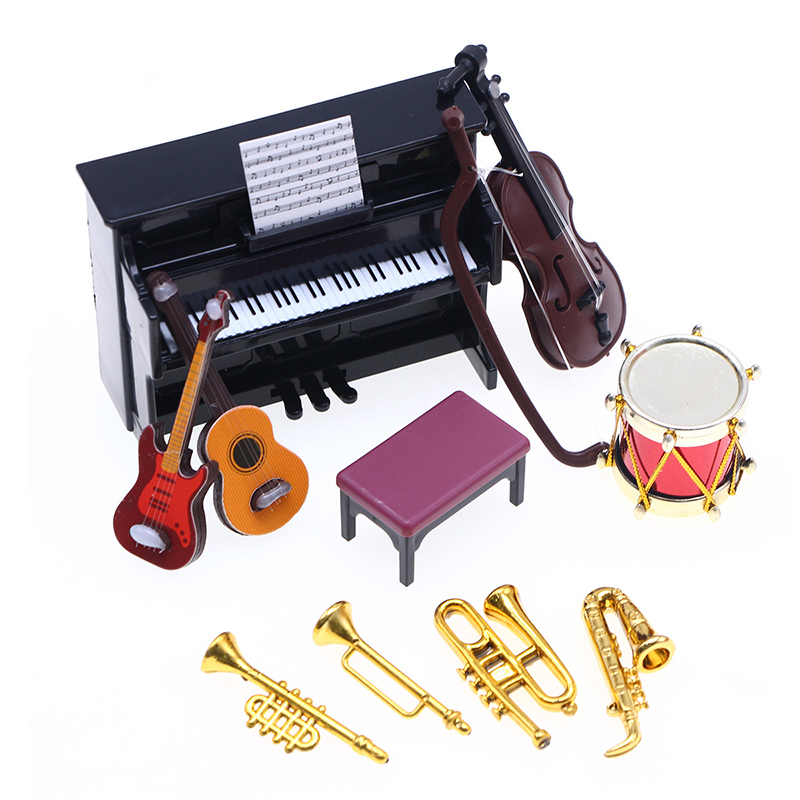Musical Instrument Oboe - 1:12 casa de bonecas em miniatura