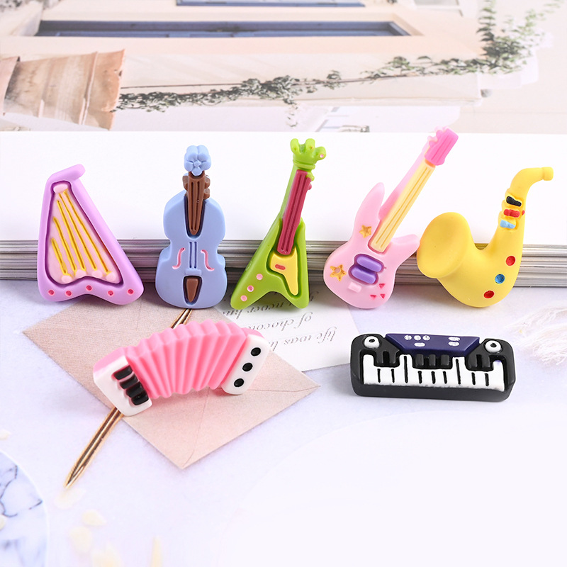 Musical Instrument Manufacturers - 10 Peças de Instrumentos Musicais Miniatura