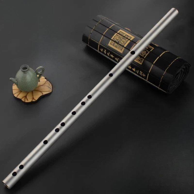 Musical Instrument Fife - Flauta de Titânio Profissional Tradicional para