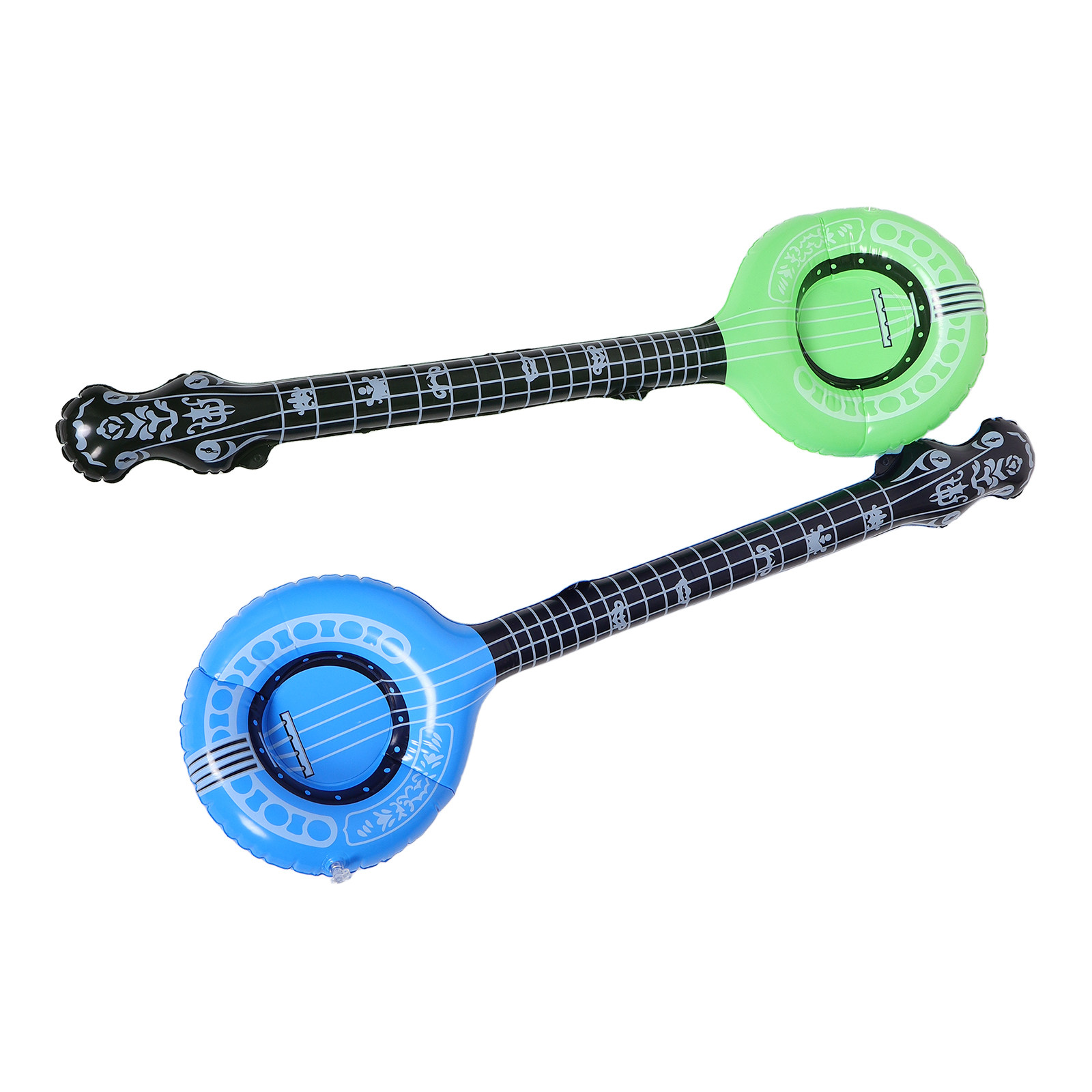 Musical Instrument That You Blow Into - Conjunto de 2 instrumentos musicais insufláveis,