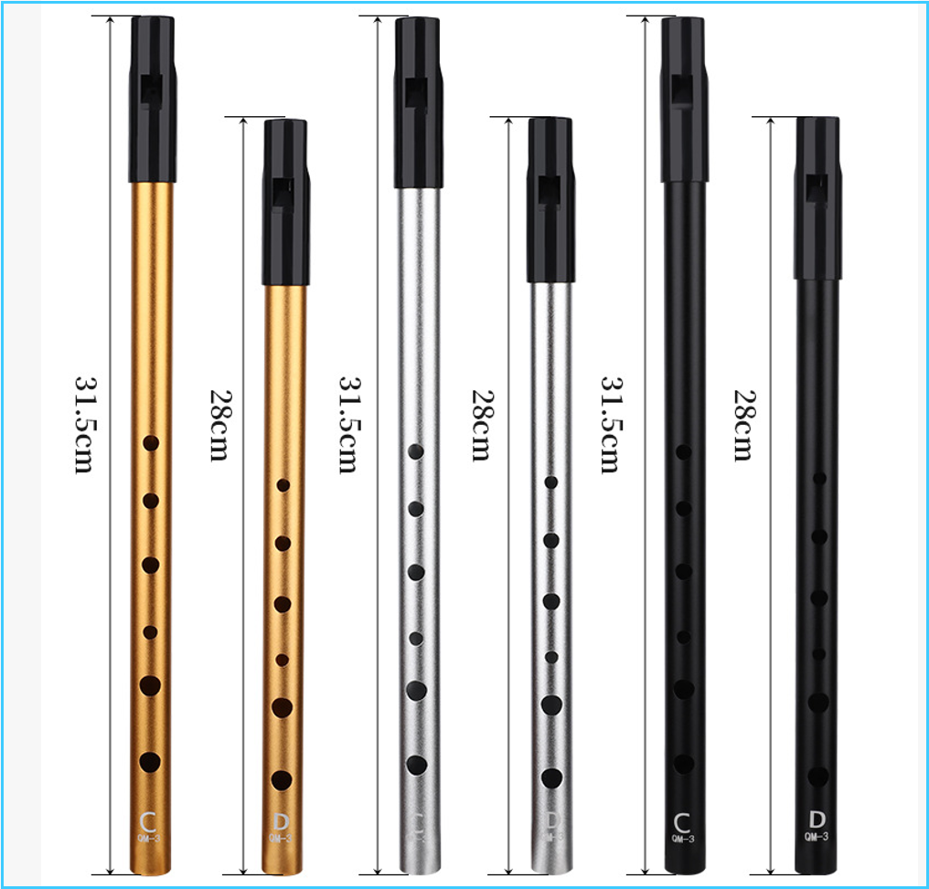 Penny Whistle D - Flauta Irlandesa Autêntica em C/D, Flauta