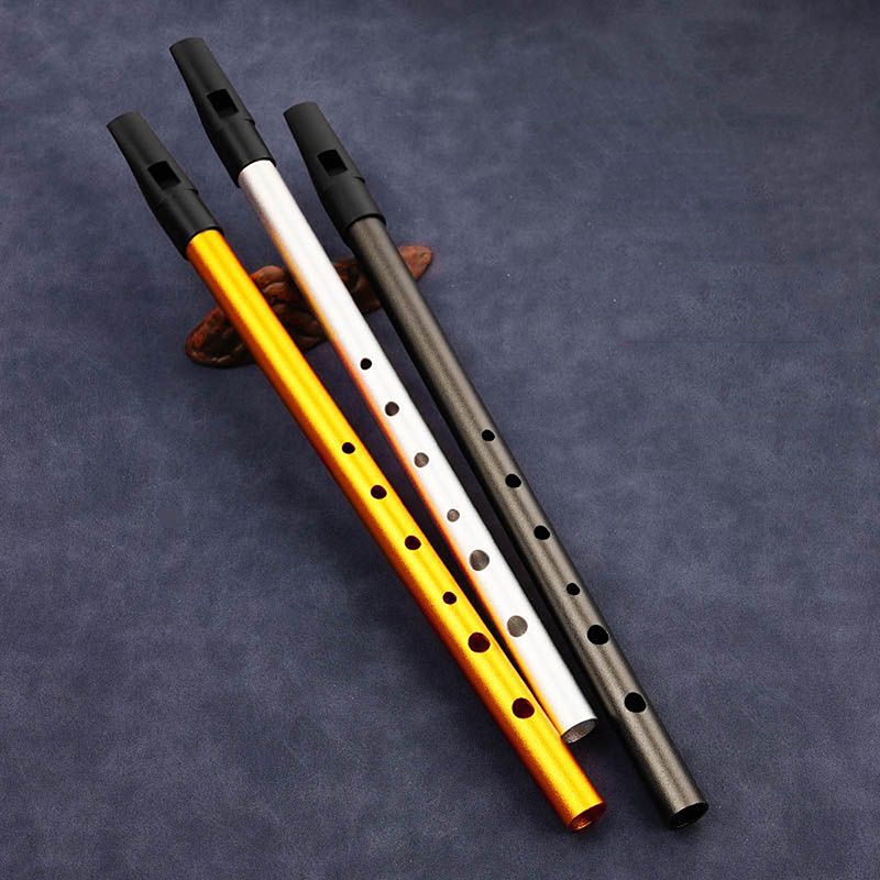 Penny Whistle D - Flauta irlandesa autêntica de 6 furos,
