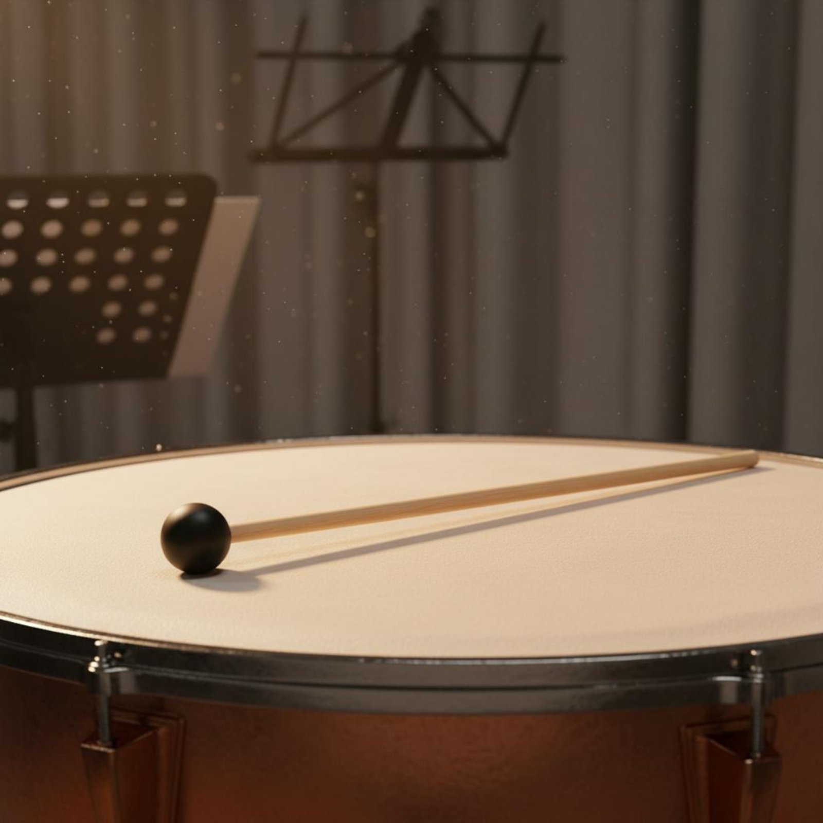 Musical Instrument Mallet - 2 Peças de Baquetas de Bola