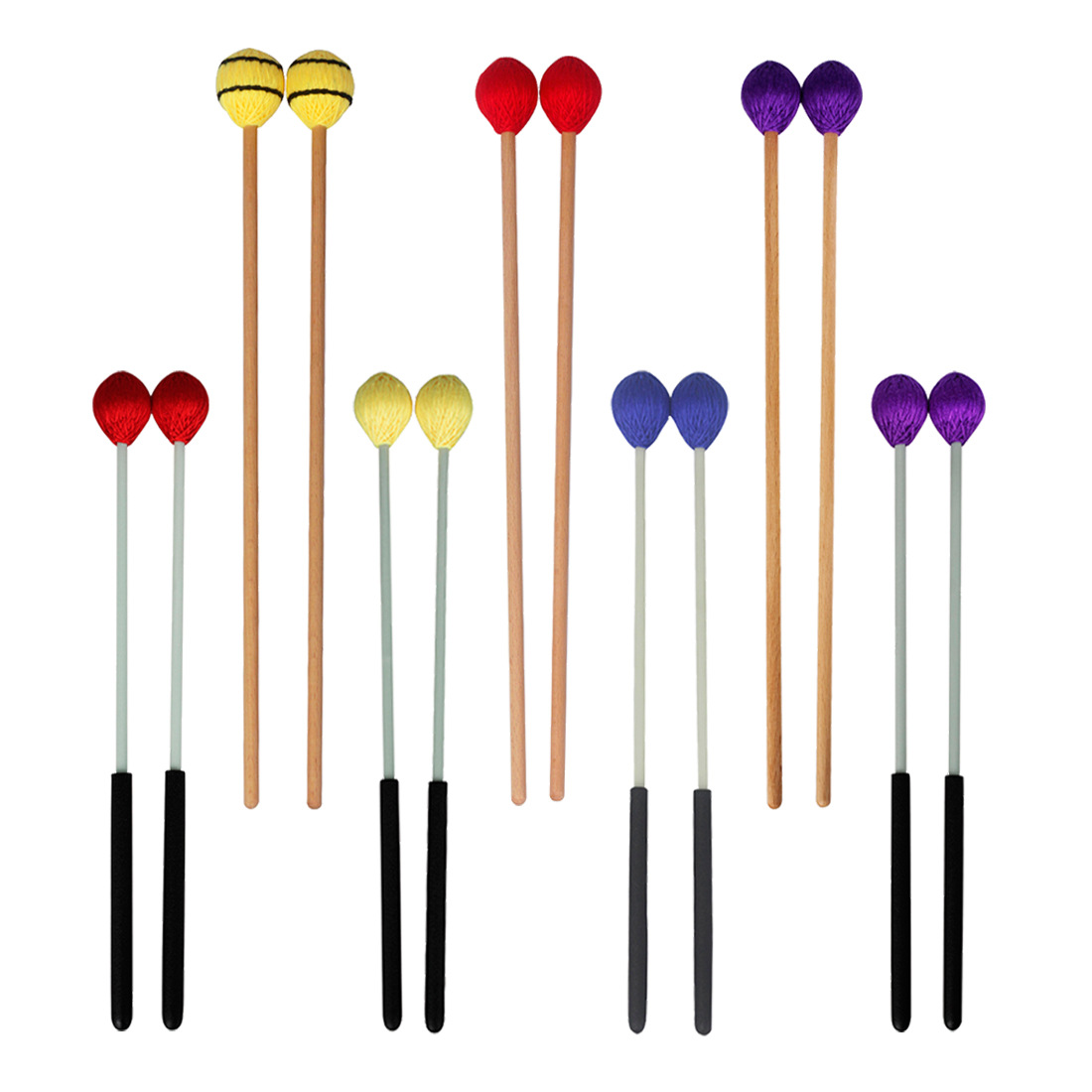 Musical Instrument Mallet - 2 Peças de Baquetas para Marimba