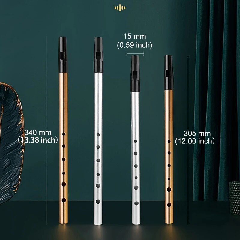 Penny Whistle D - Miwayer autêntico apito irlandês flauta c/d