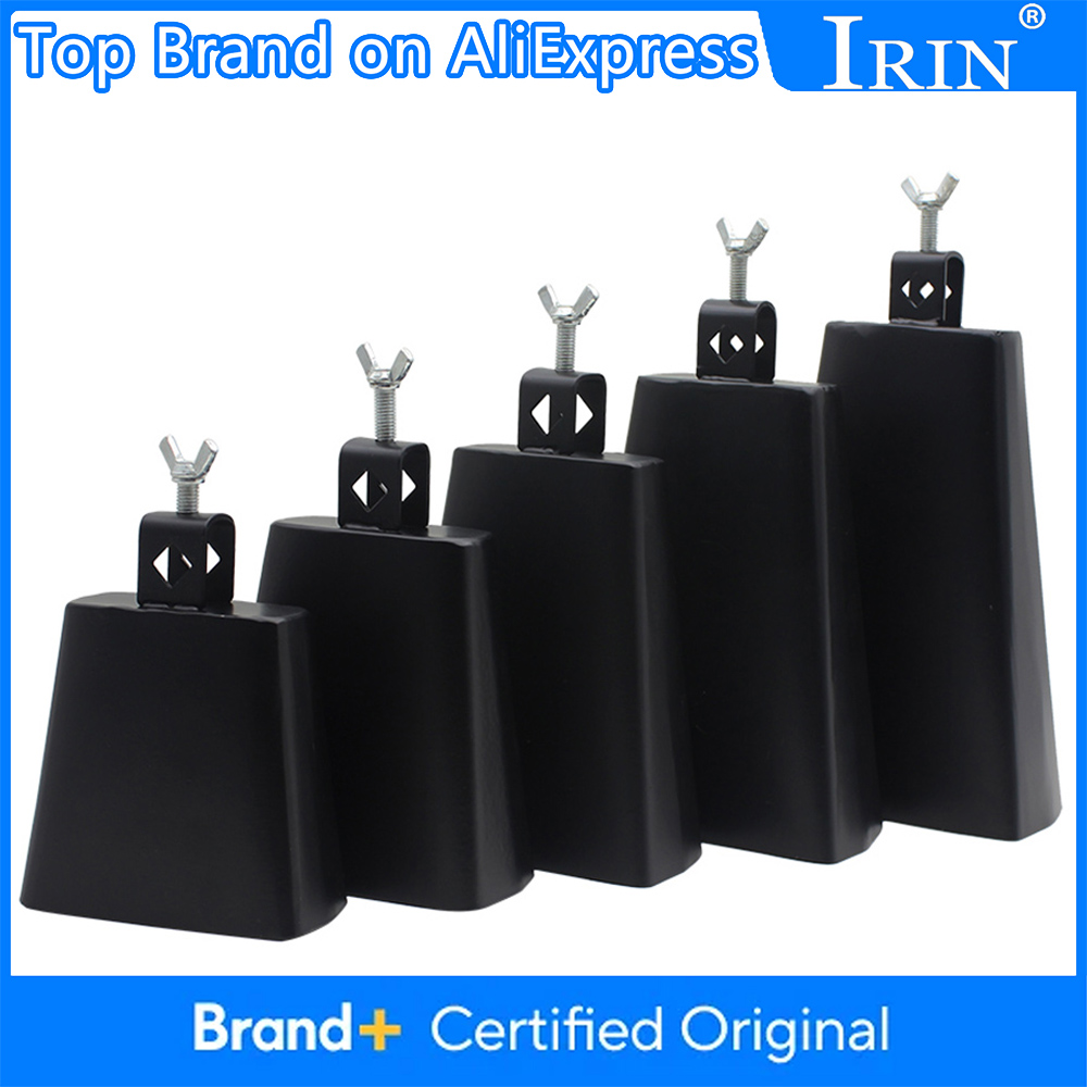 IRIN Cowbell de Metal Aço de 4 - Musical Instrument Jazz avaliação e preço