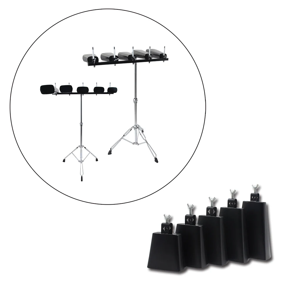 IRIN Cowbell de Metal Aço de 4 - Musical Instrument Jazz avaliação e preço
