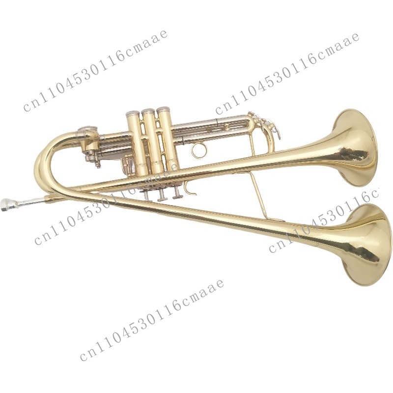 Trompete de Latão com Duplo Co - Musical Instrument Manufacturers avaliação e preço