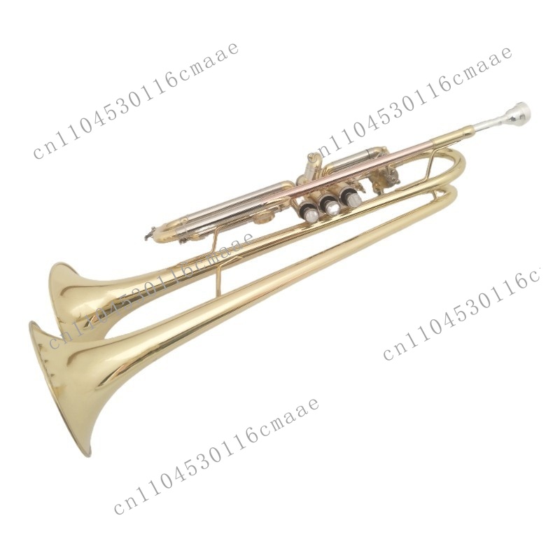 Trompete de Latão com Duplo Co - Musical Instrument Manufacturers avaliação e preço