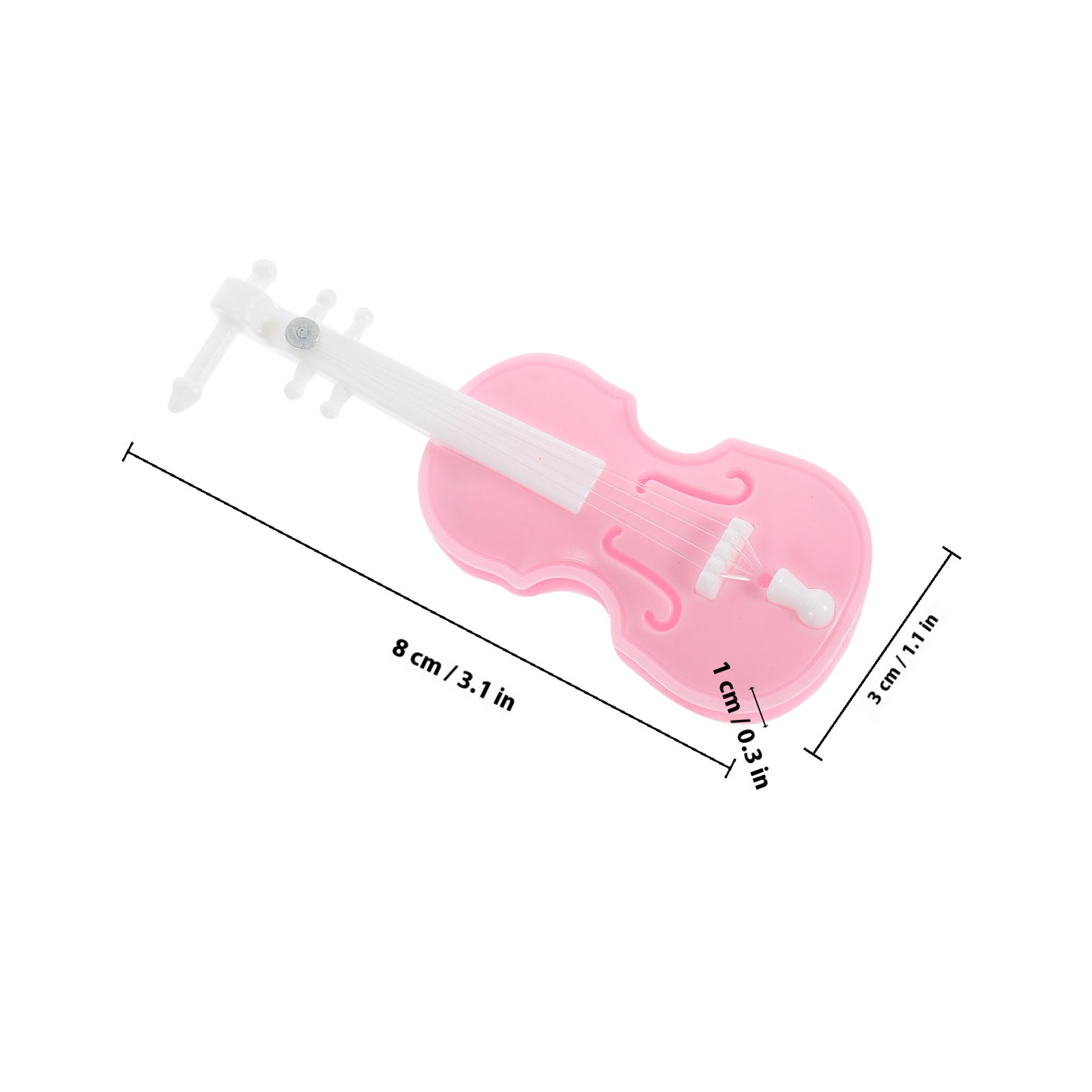 6 Peças de Mini Violinos Decor - Musical Instrument Photo avaliação e preço