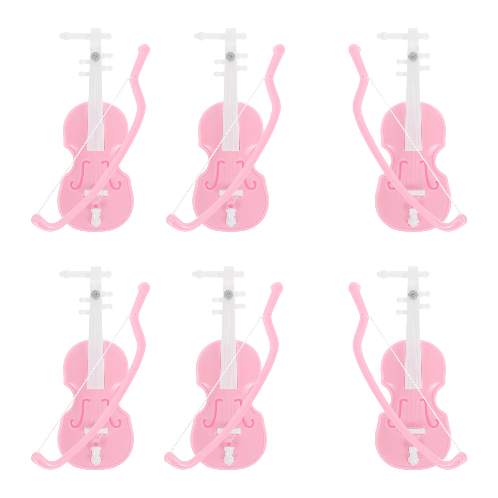 6 Peças de Mini Violinos Decor - Musical Instrument Photo avaliação e preço