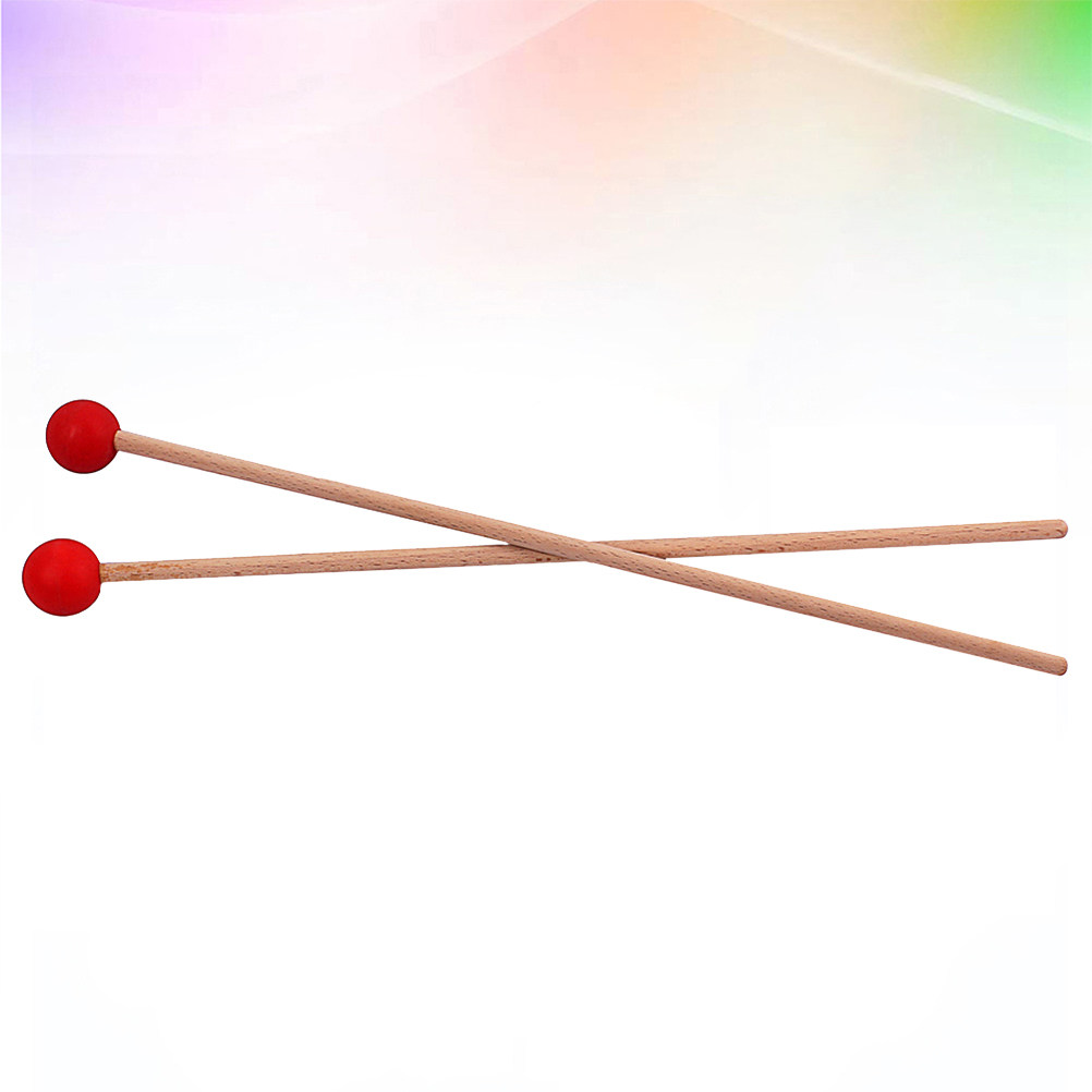1 Par de Baquetas Grandes para - Musical Instrument Mallet avaliação e preço