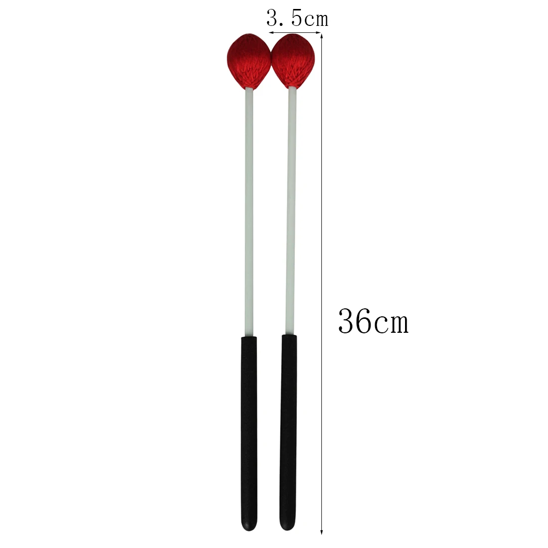 2 Peças de Baquetas para Marim - Musical Instrument Mallet avaliação e preço