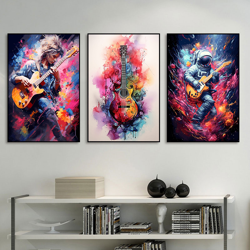 Arte Abstrata Colorida Sem Mol - Musical Instrument Photo avaliação e preço